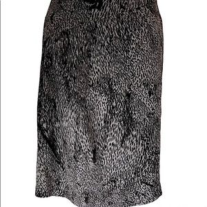 MaxMara Animal Print Skirt